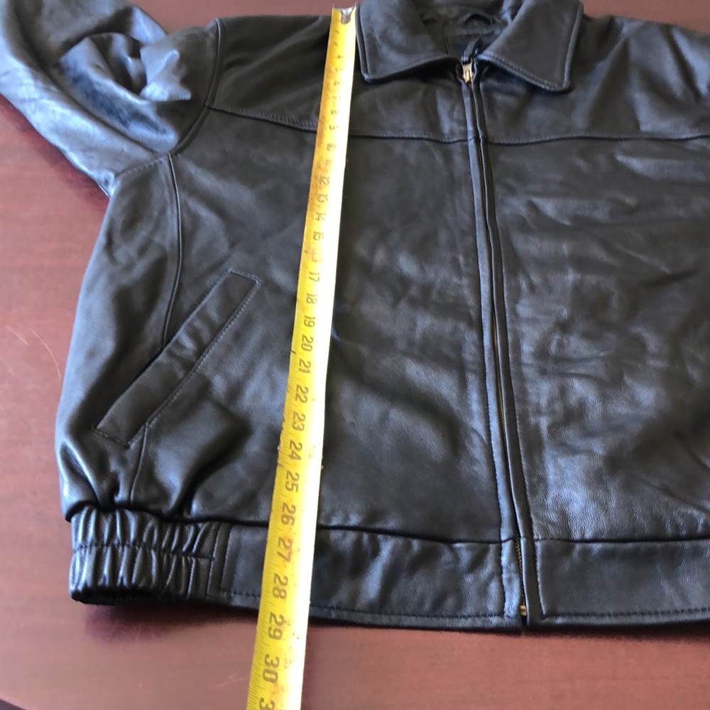 NWOT Joseph & Feiss Leather Jacket - Picture 5 of 7